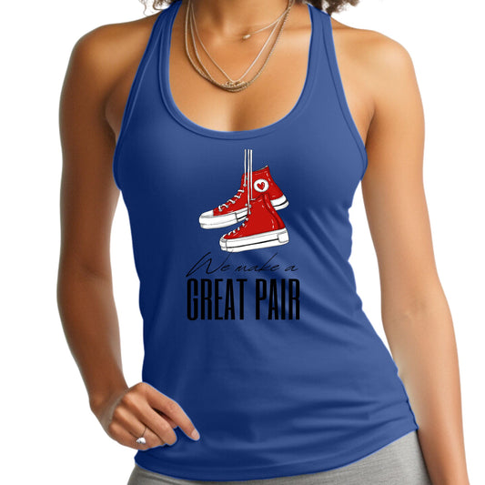 Womens Fitness Tank Top Graphic T-shirt - Say it Soul - we Make a Great